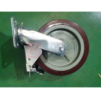 新兴 粘合重型活动脚轮带双刹 SP2744 D200*50mm 