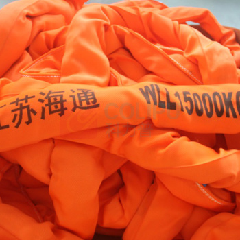 海通 合成纤维吊装带 双头扣圆形吊带 30T*16