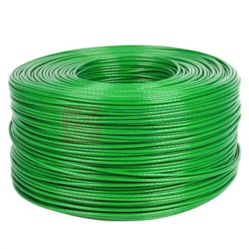 狼山 包塑钢丝绳 股数:6股;根数:7根; 总直径:3mm;材质:碳钢