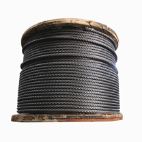 狼山 涂油钢丝绳 股数:6股;根数:37根; 总直径:18mm;材质:碳钢