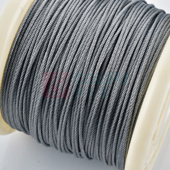 宏盛 覆塑钢丝绳 7×7-Φ4mm 304