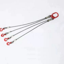 浩博 四腿索具 DJ-114 套长直径300mm 5T*2m 钢丝绳 不要钩 (本色)