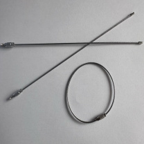 浩博 吊索具附件 钢丝扎绳 20cm (本色)