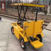 鸣固 液压升降车站骑升款 100019997395 120×70cm 承重500KG 升降高度105cm 蓝色/黄色