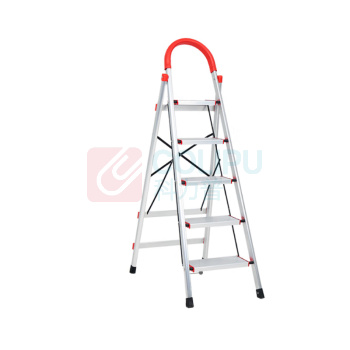 奥鹏 家用折叠五步梯子 AP-2415GS 150.5cm 展开后140.5cm