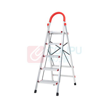 奥鹏 家用折叠五步梯子 AP-2415GS 150.5cm 展开后140.5cm