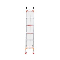 步步稳 铝合金伸缩梯 升降梯铝梯子 DS2MM0040 厚度2mm 4米 升3.6米收2.2米
