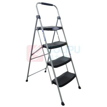 稳耐 铁制四步家用梯 244-5CN 1530*480*10cm (黑色) 1台/装