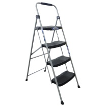 稳耐 铁制四步家用梯 244-5CN 1530*480*10cm (黑色) 1台/装