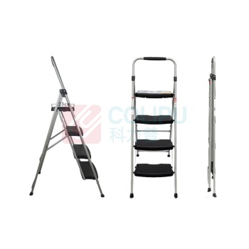 稳耐 铁制四步家用梯 244-5CN 1530*480*10cm (黑色) 1台/装