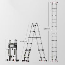 镁多力 midoli 伸缩家用梯子 MDL-330D 人字梯尺寸3.3米 直梯尺寸6.6米