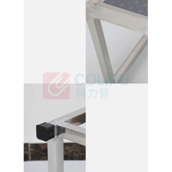 安赛瑞 脚踏凳 6A00505 三层不锈钢梯凳60*67.5*40CM