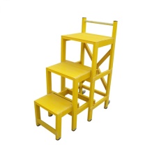 斯赛孚 移动式绝缘梯凳三层可伸缩 SFJTD-1 长*宽0.5*0.45m中台面长*宽0.43*0.37m下台面长*宽0.36*0.3m、规格1*0.5*0.5扶手高度1.2m台面高1.2m上台面