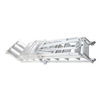 兴航发 XHF-CXT40 铝合金可拆卸平台梯 4m平台带轮铝合金焊接工艺承重200KG平台梯工程梯子