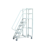 利伯斯汀 移动登高车 材质冷轧钢 总高2.2米 (灰色) 平台离地1.5米