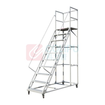 震坤行 平台梯 HHS-GYDPT-10 踏步数:10 平台尺寸:560×800mm