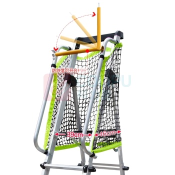 瑞居 Ruiju 围栏安全平台梯 YQSST-1400B (可升降带安全网) 【欧标加厚150KG载荷】平台高1.4~2.24