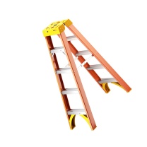 镁多力 MIDOLI 玻璃钢人字梯绝缘电工梯 RF0130 247*69*28cm 厚度3.0mm人字梯2.4米