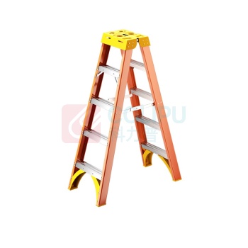镁多力 MIDOLI 玻璃钢人字梯绝缘电工梯 RF0130 247*69*28cm 厚度3.0mm人字梯2.4米