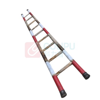 BLKE 电工竹梯 含竹梯头 脚套 铁线加强筋 BL-92829 9步 2.9米