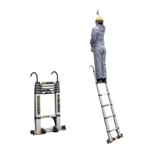 镁多力 midoli 单面伸缩梯 带钩直梯2.3米 承载量:150kg 铝及铝合金 步梯宽度:1440mm
