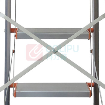 兴航发 铝合金三步梯子 XHF-L3B 3步(顶层距地73CM) (银色)