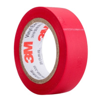 3M 1600#绝缘胶带 1600#普通型PVC绝缘胶带 18mm*20m*0.15mm (计价单位:卷) 无铅耐磨防潮耐酸碱 红色