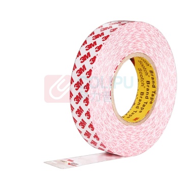 3M 双面胶 10mm*50M长 *1卷半透明强力超薄绵纸耐高温文具手工办公封箱固定ht (半透明)