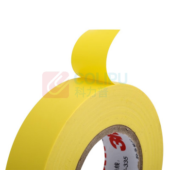 3M 胶带 电工胶带绝缘胶带 1600# 通用型20米 (黄色)