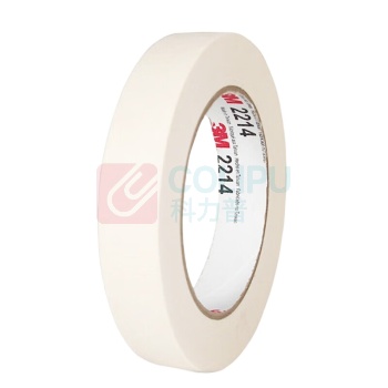 3M 美纹纸胶带 汽车喷涂遮蔽 2214 10mm*50m*0.085mm (白色) 10卷/组
