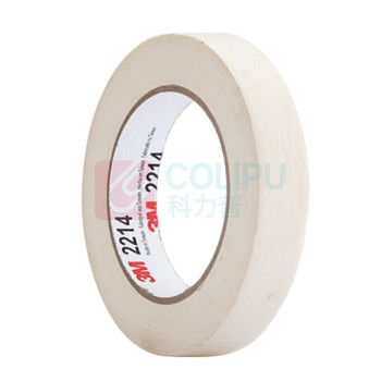 3M 美纹纸胶带 汽车喷涂遮蔽 2214 10mm*50m*0.085mm (白色) 10卷/组