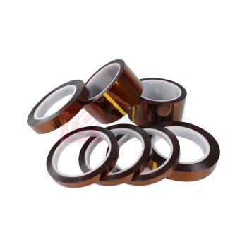 迅爵 茶色透明耐高温胶带 18mm*33M