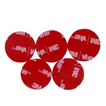 3M 双面胶 5608 直径25MM 10片装 强力耐高温办公用手机支架ETC