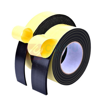冰禹 黑色EVA单面泡棉胶带 BYlj-210 20mm*2米*10mm厚