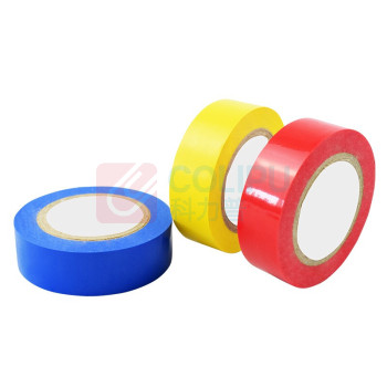 上柯 PVC电工胶带电气电线绝缘高压电胶布 C3039 宽19mmx长10mx3卷 (红色/黄色/蓝色)