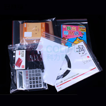 智探政物 透明PE自封袋加厚自封塑料袋 36087 35×45cm厚度8丝 100个装