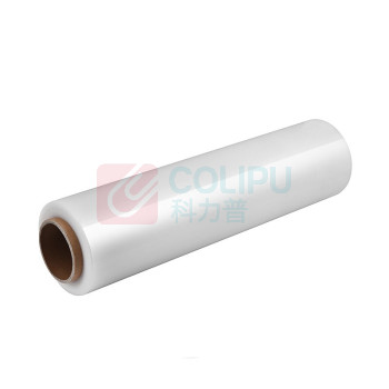 上柯 拉伸缠绕膜大卷PE工业保鲜膜打包膜包装膜 A1007 宽50CM3kgX4卷