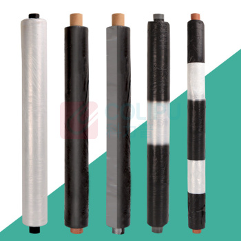 上柯 塑料膜农用膜除草膜 W1204 0.6米*370米*1s*4.8斤 (黑色)