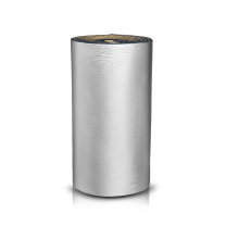 罗德力 自粘压花方格铝箔隔热棉 20mm*1m*5m 加背胶