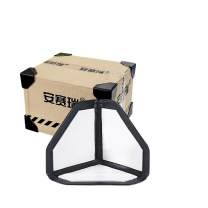 安赛瑞 塑料护角(带胶款) 2A01123 60*60*60mm (黑色) 100个装