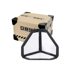 安赛瑞 塑料护角(带胶款) 2A01121 55*55*55mm (黑色) 100个装