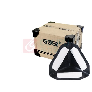 安赛瑞 塑料护角(带胶款) 2A01120 55*55*55mm (黑色) 100个装