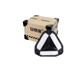 安赛瑞 塑料护角(带胶款) 2A01120 55*55*55mm (黑色) 100个装