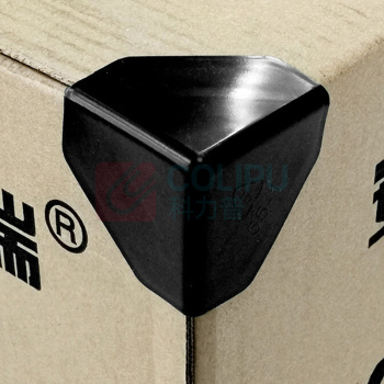 安赛瑞 塑料护角(带胶款) 2A01120 55*55*55mm (黑色) 100个装