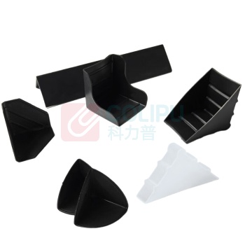 安赛瑞 包装箱L型塑料护角条 23574 PVC 20*20*1000mm 厚度3mm (黑色) 30个装