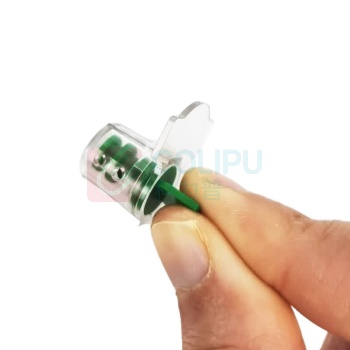 安赛瑞 水表铅封 240374 透明外壳PC 内芯ABS 高 22.5mm 直径12.2mm (绿色) 100个装