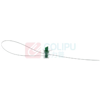 安赛瑞 水表铅封 240374 透明外壳PC 内芯ABS 高 22.5mm 直径12.2mm (绿色) 100个装