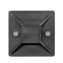 冰禹 塑料卡扣定位片 BYyc-25 20*20mm (黑色)