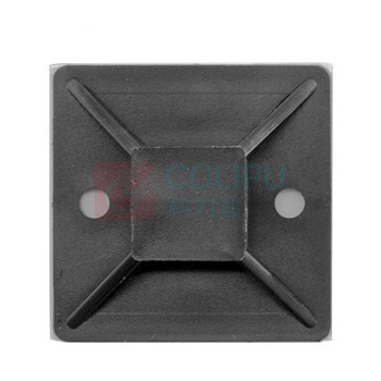 冰禹 塑料卡扣定位片 BYyc-25 40*40mm (黑色)