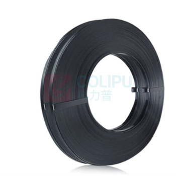 新越昌晖 烤蓝铁皮打包带 DB-21003 宽16mm长约380米 重100斤(50斤*2卷) (黑色)
